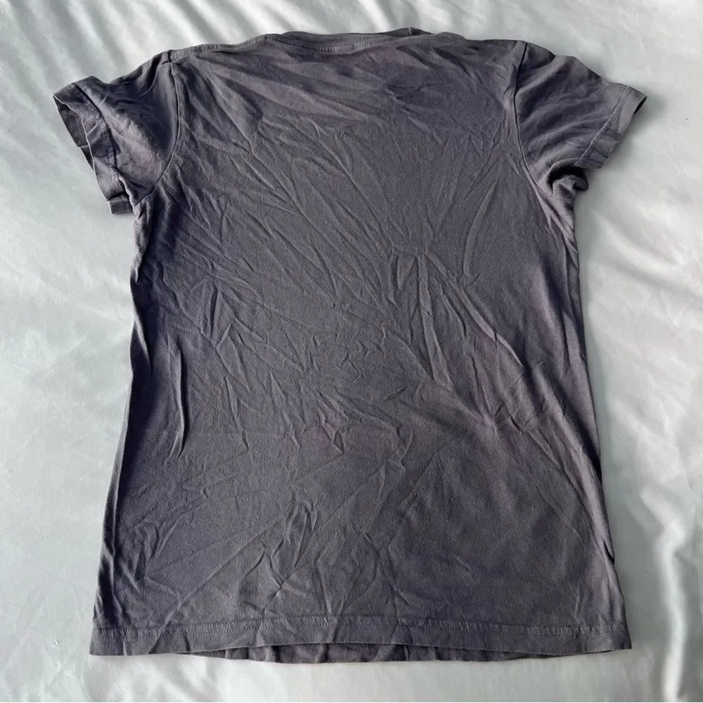 4/$20 T-Post dark gray graphic t-shirt, Welcome to Lesbian Town